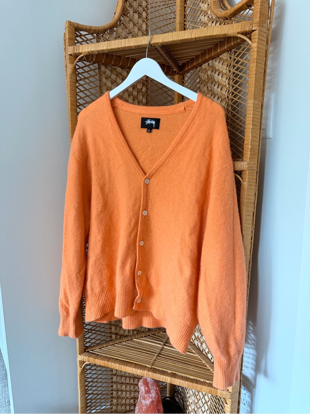 Stussy men’s knit cardigan